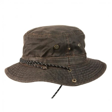 Chapeau Mountain Ventilated Packer Resistant à l'eau en Cotton