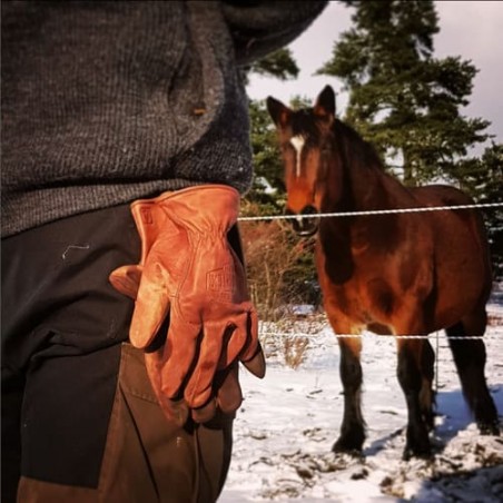Gants Helikon-Tex cuir Lumber