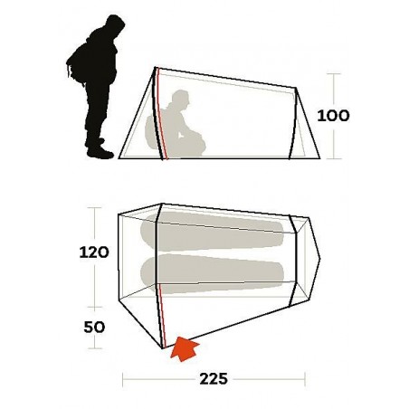 XCOMM_TENT LIGHTENT 2 PRO OLIVE GREE