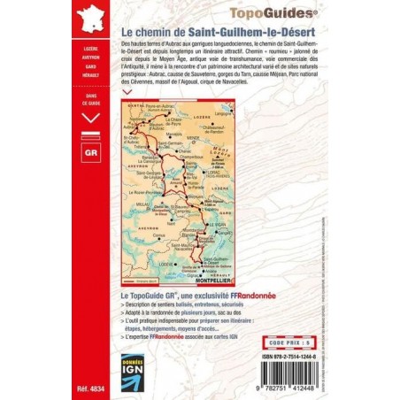 TOPO GUIDE Le chemin de Saint-Guilhem-le-Désert