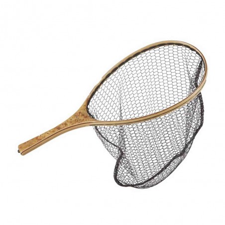 Epuisette Raquette Bois DLX Rubber JMC