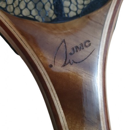 Epuisette Raquette Bois DLX Rubber JMC