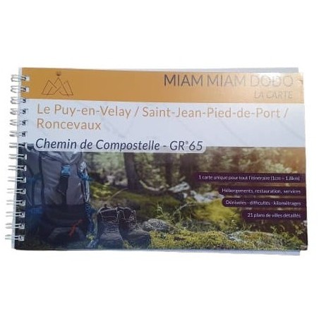 GR 65 La Carte - Via Podiensis - Voie du Puy / Miam Miam Dodo - Randonner vers Compostelle