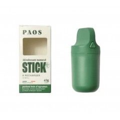 PAOS – Déodorant stick naturel & rechargeable