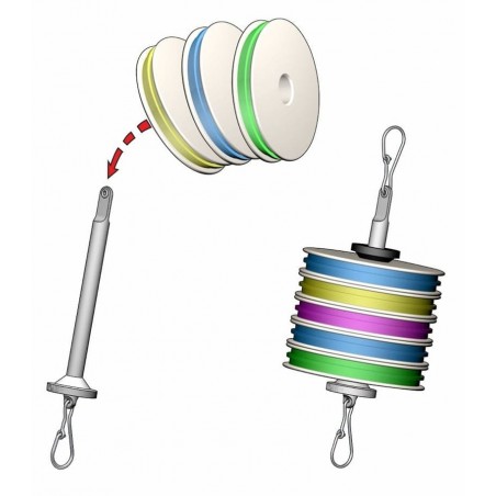 Stonfo Tippet Holder – Support de bobine de fil avec bloque-fil