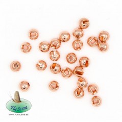 25-PERLES TUNGSTENES FENDUES cuivre