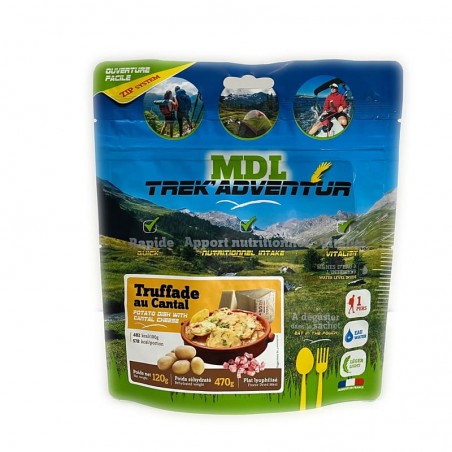 Truffade Auvergnate déshydratée 120 g - Plat régional pour randonnée MDL