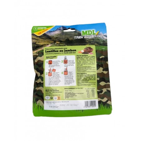 Couscous de Poulet déshydraté 140g - Repas complet randonnée MDL