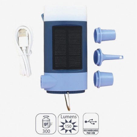 Lanterne/Gonfleur rechargeable Élémenterre Abreda
