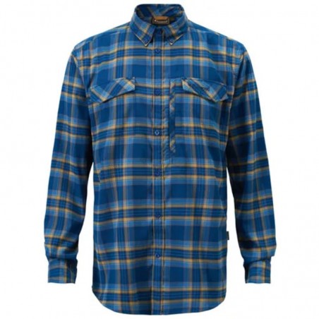 Abisko Hiking Flannel Shirt M Pinewood – Chemise randonnée homme stretch & respirante