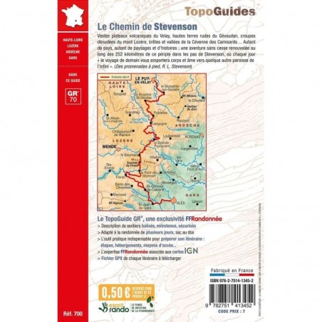 TOPO GUIDE Le Chemin de Stevenson GR70
