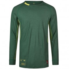 T-shirt de sport mérinos femmes à manches longues col rond