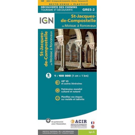 GR65-2 Saint-Jacques-de-Compostelle Moissac-Roncevaux