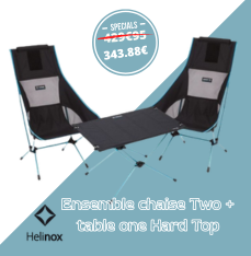 ENSEMBLE TABLE CHAISE HELINOX